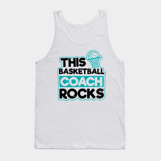 Basketball Coach Shirt | This Coach Rocks Tank Top by Gawkclothing